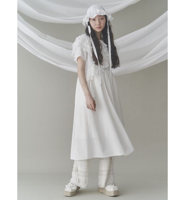 merry jenny「フリルコットンワンピース」|ワンピース|