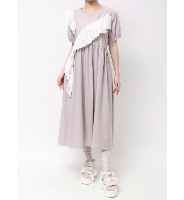 merry jenny「フリルコットンワンピース」|ワンピース|