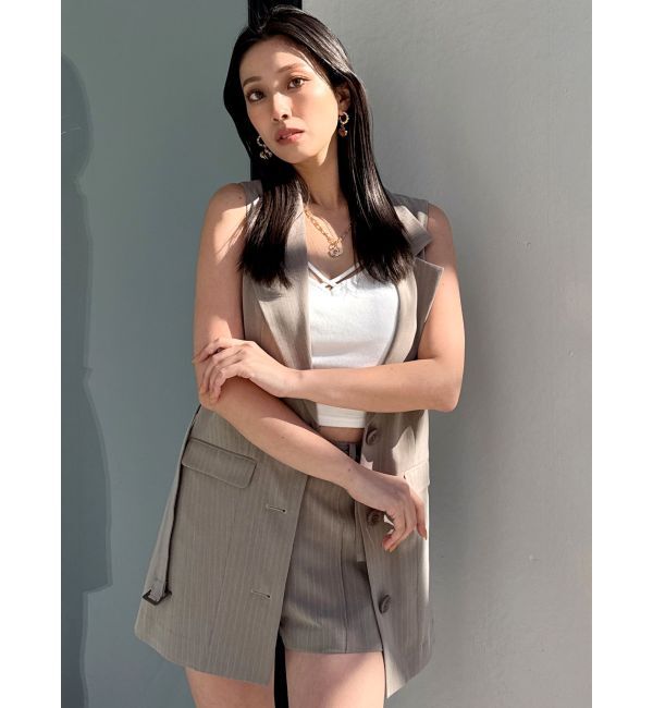 GYDA「ベルト付きハイウエストショートパンツ【SETUP着用可】」|その他|