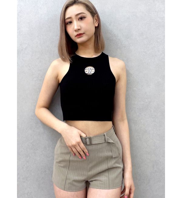 GYDA「ベルト付きハイウエストショートパンツ【SETUP着用可】」|その他|