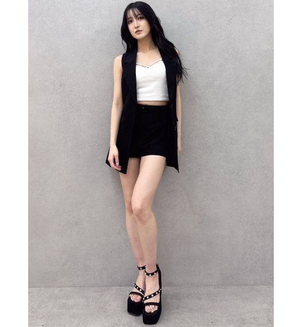 GYDA「ベルト付きハイウエストショートパンツ【SETUP着用可】」|その他|