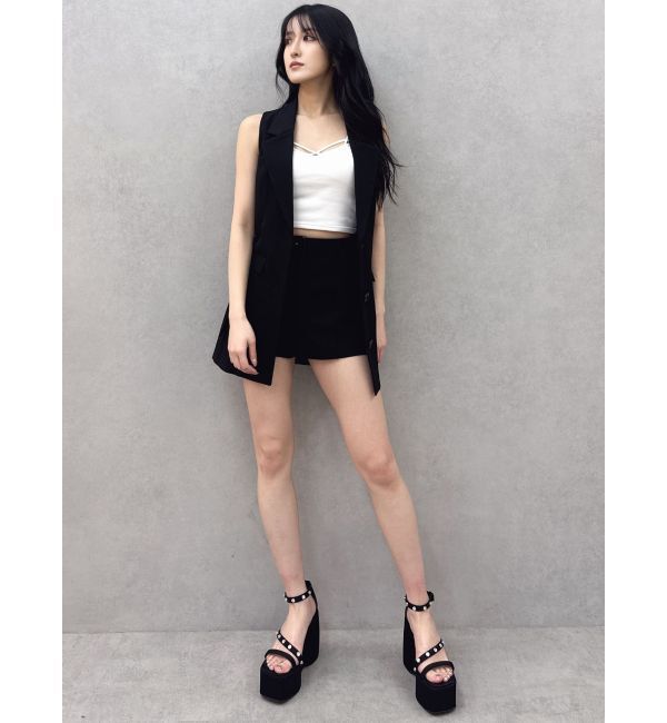 GYDA「ベルト付きハイウエストショートパンツ【SETUP着用可】」|その他|