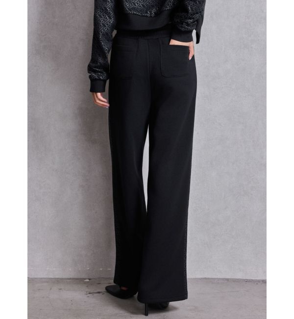 GYDA「GG chain glitter print straightパンツ」|その他|