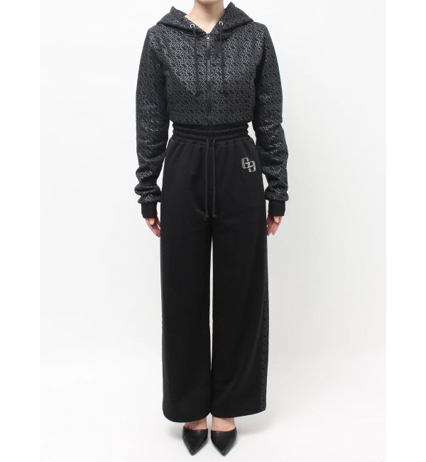 GYDA「GG chain glitter print straightパンツ」|その他|