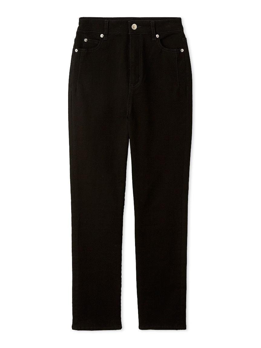 SNIDEL「【STYLEUPPANTS】ハイウエストストレート」|チノ|BLK