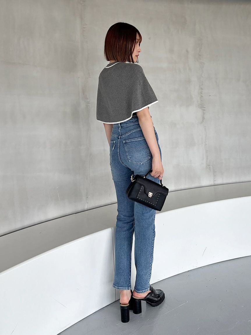 SNIDEL「【STYLEUPPANTS】ハイウエストストレート」|チノ|