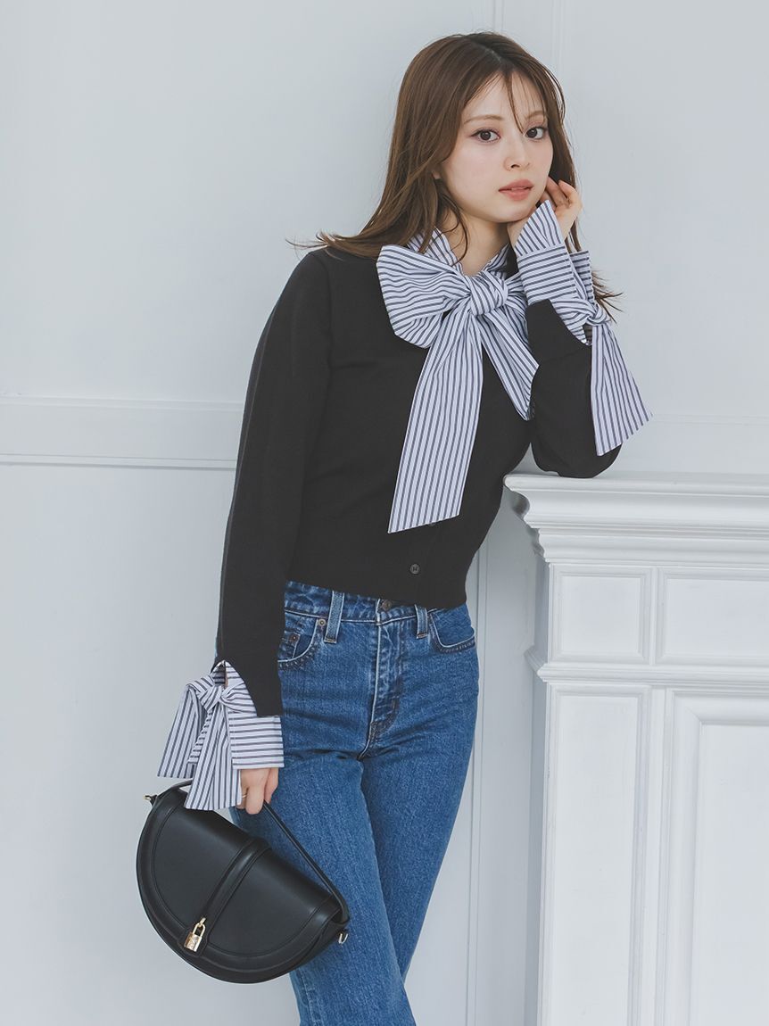 SNIDEL「【STYLEUPPANTS】ハイウエストストレート」|チノ|