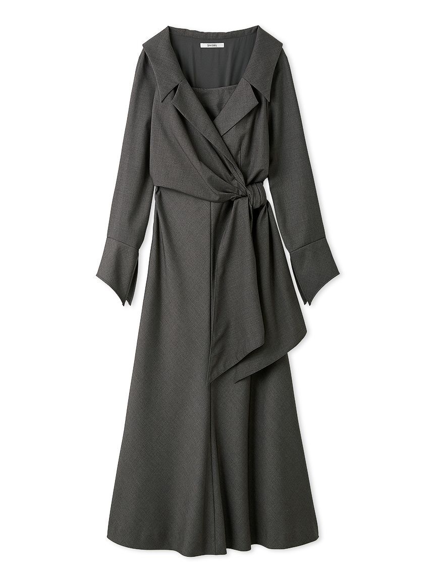 SNIDEL「バリエカシュクールワンピース」|ワンピース|