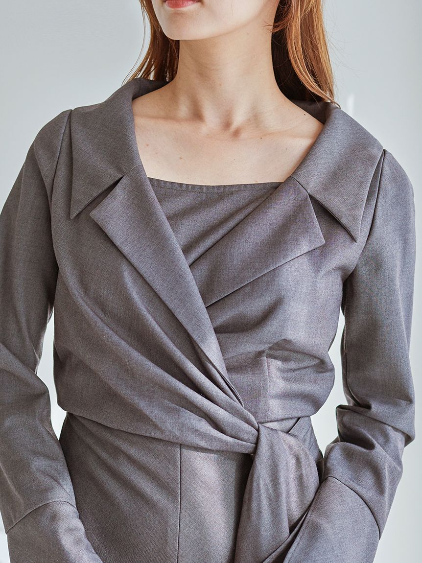 SNIDEL「バリエカシュクールワンピース」|ワンピース|