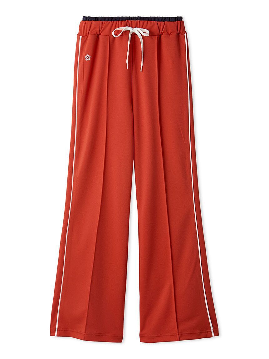 LILY BROWN「【LILY BROWN&times;MARY QUANT】デイジー刺繍セミフレアトラックパンツ」|チノ|