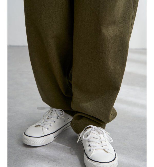 Lbc with Life「起毛ヘリンボンコージータックパンツ」|その他|