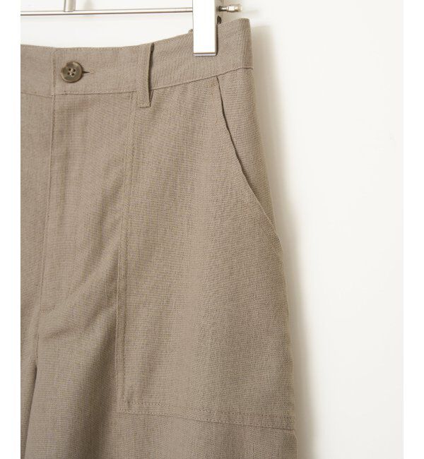 Lbc with Life「リネン混ベイカーワイドパンツ」|その他|