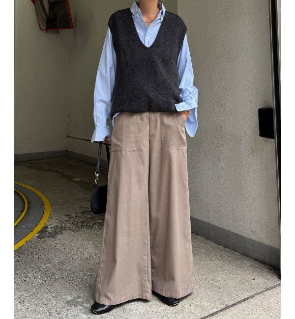 Lbc with Life「リネン混ベイカーワイドパンツ」|その他|