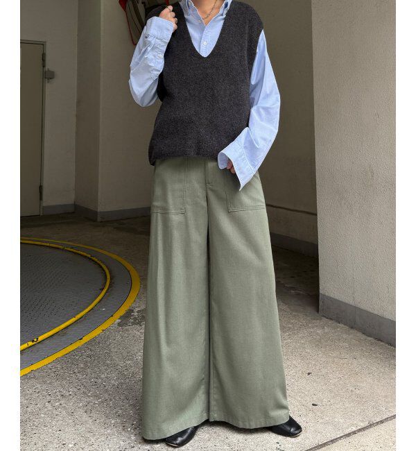 Lbc with Life「リネン混ベイカーワイドパンツ」|その他|
