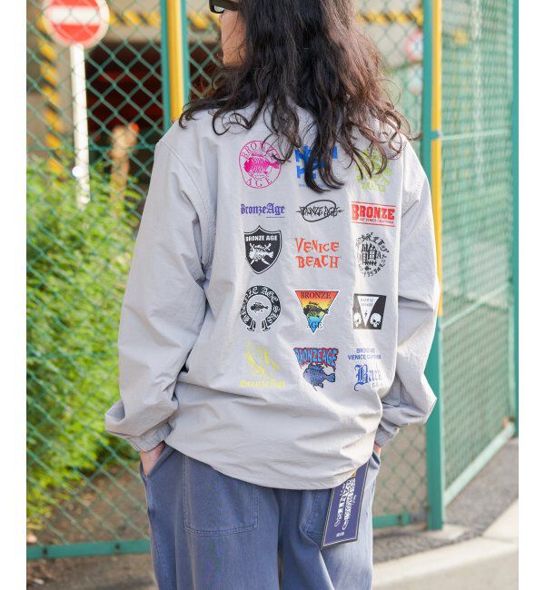 VENCE share style「BRONZE AGE ブロンズエイジ コーチジャケット」|その他|ライトグレー