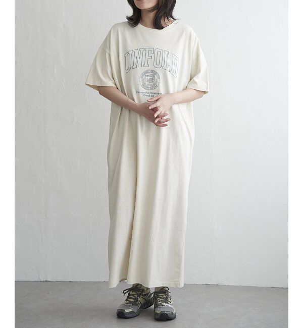 VENCE share style「刺繍カレッジTワンピース	」|ワンピース|