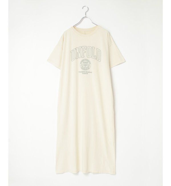 VENCE share style「刺繍カレッジTワンピース	」|ワンピース|