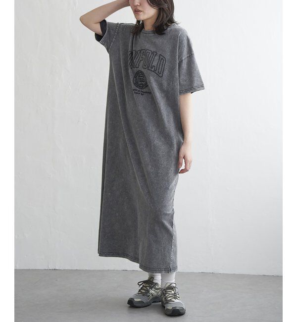 VENCE share style「刺繍カレッジTワンピース	」|ワンピース|