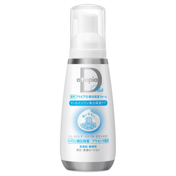  「アトピアD 美白保湿フォーム ホワイト 本体/泡/無香料 (100g)」|化粧水|