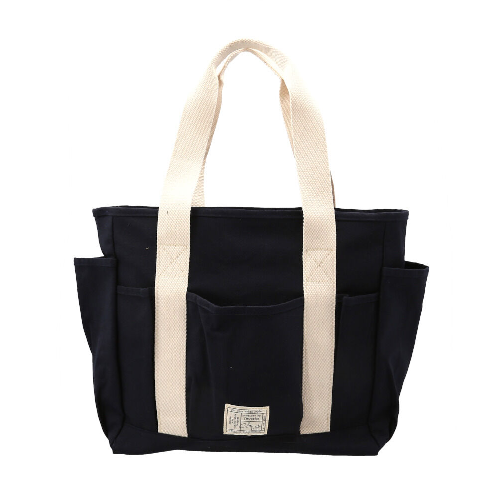 BACKYARD FAMILY「トートバッグ キャンバス 肩掛け 通販 トートバック ショルダーバッグ ショルダーバック」|トートバッグ|ブルー1