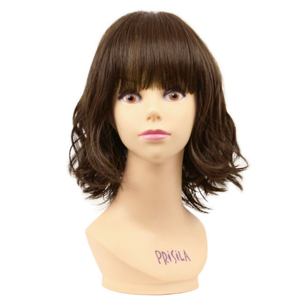 BACKYARD FAMILY「PRISILA プリシラ ショート フルウィッグ フルウイッグ 通販 パーマ カール ボブ」|その他|ブラウン1