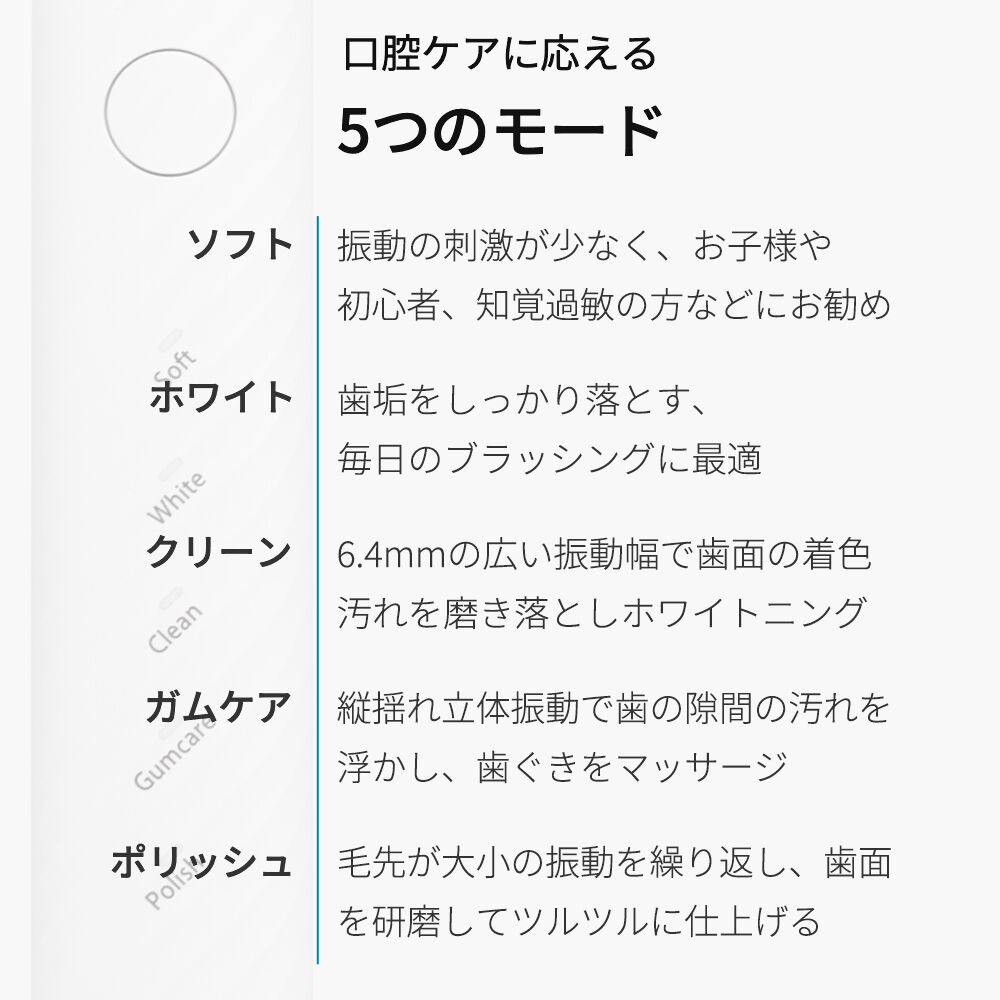 BACKYARD FAMILY「電動歯ブラシ 音波式電動歯ブラシ 通販 歯ブラシ 電動ハブラシ 大人 子供 コンパクト やわらかめ」|その他|