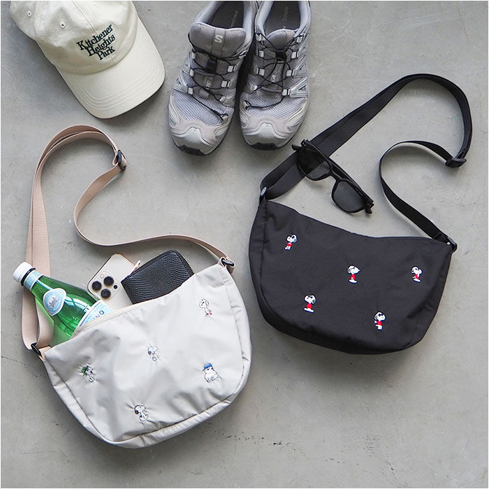 BACKYARD FAMILY「スヌーピー ショルダーバッグ 通販 ボディバッグ ショルダーバック 斜めがけバッグ」|ショルダー・メッセンジャー|