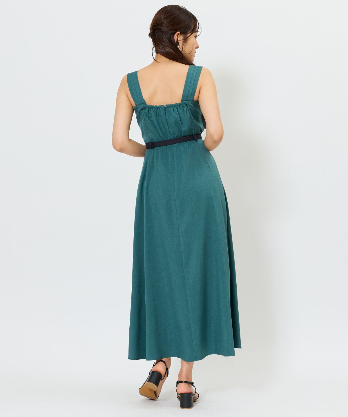 アンドクチュール「バイカラーデザインジャンスカ」|ジャンパースカート|