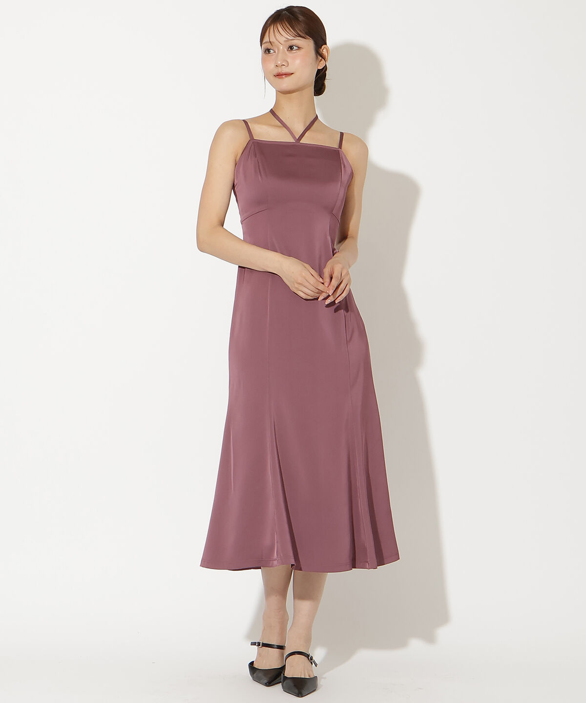 アンドクチュール「ティアードスリーブレイヤードドレス」|ドレス|