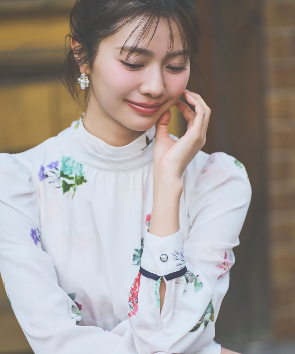 アンドクチュール「クラシックフラワーワンピース」|ワンピース|