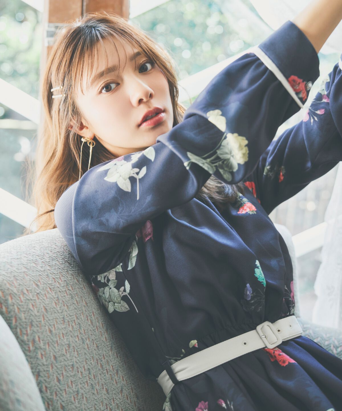 アンドクチュール「クラシックフラワーワンピース」|ワンピース|