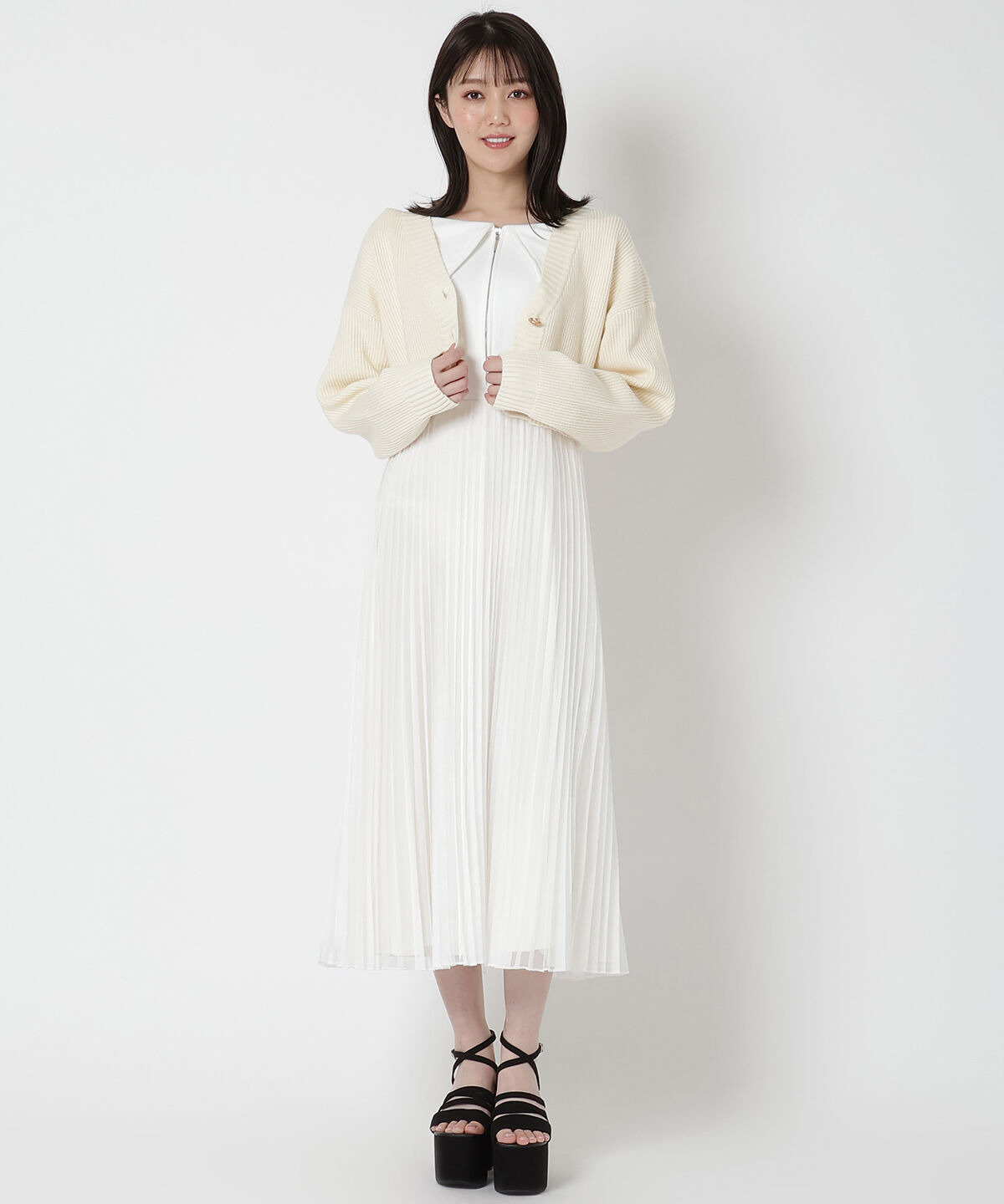 REDYAZEL「カラーカーディガン」|カーディガン|