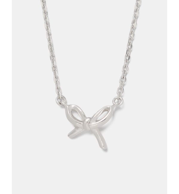 kate spade new york「ガーリー パーリー ミニ ボウ ペンダント」|ネックレス|GREY MULTI