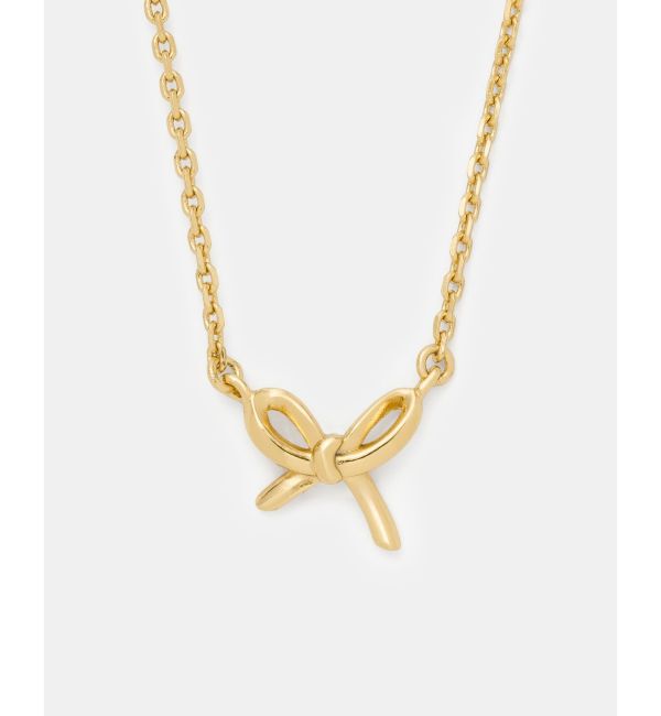 kate spade new york「ガーリー パーリー ミニ ボウ ペンダント」|ネックレス|CHARTREUSE