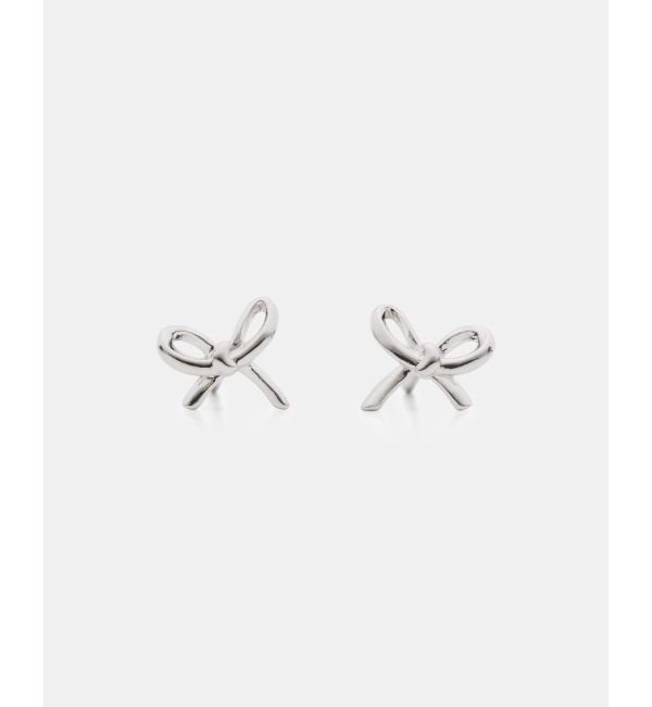 kate spade new york「ガーリー パーリー ミニ ボウ ピアス」|ピアス|GREY MULTI