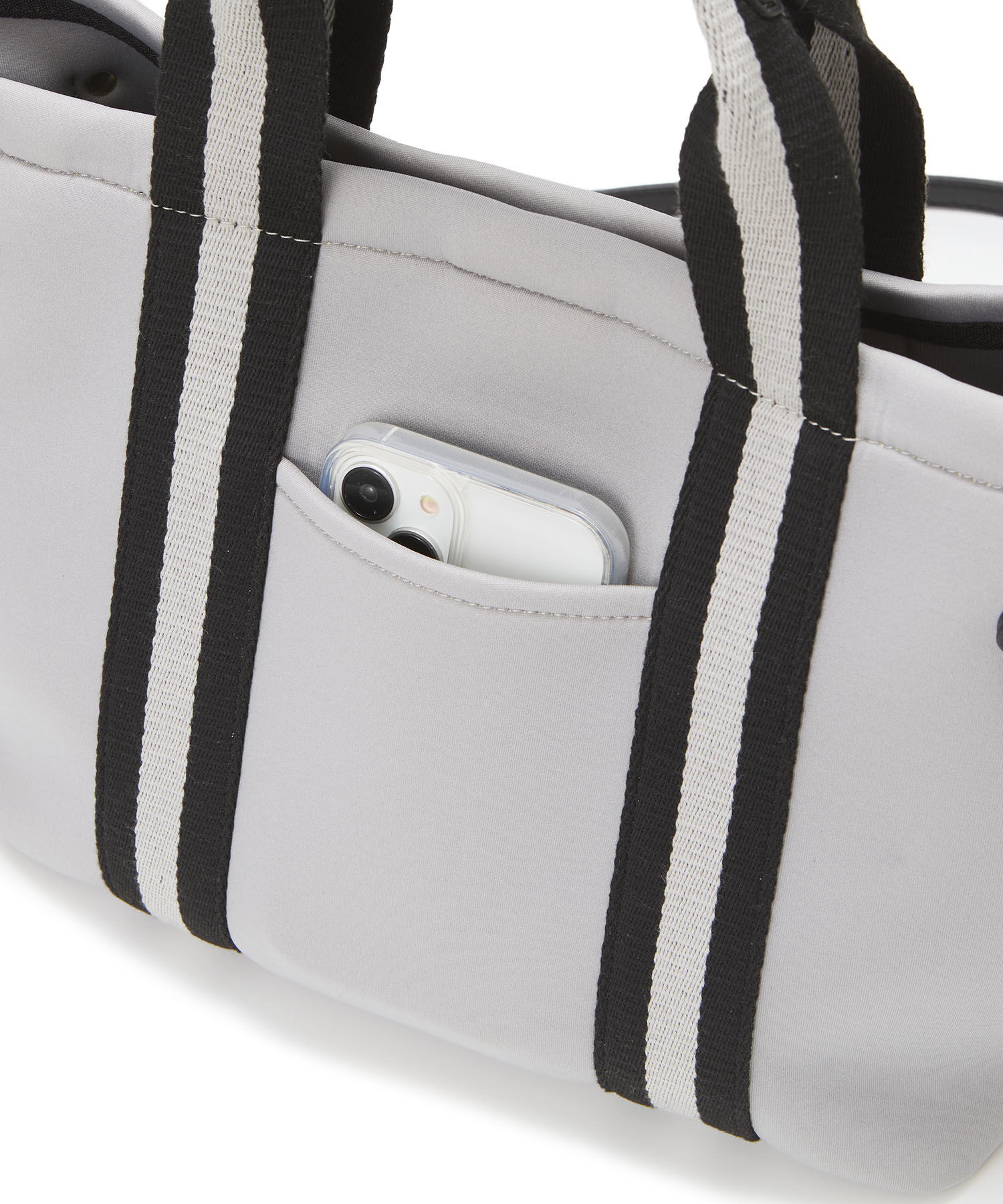 TOPKAPI TREASURE「【新色追加】【TREASURE TOPKAPI】ネオプレン フロントポケット 2way ショルダー付き ミニトートバッグ」|トートバッグ|