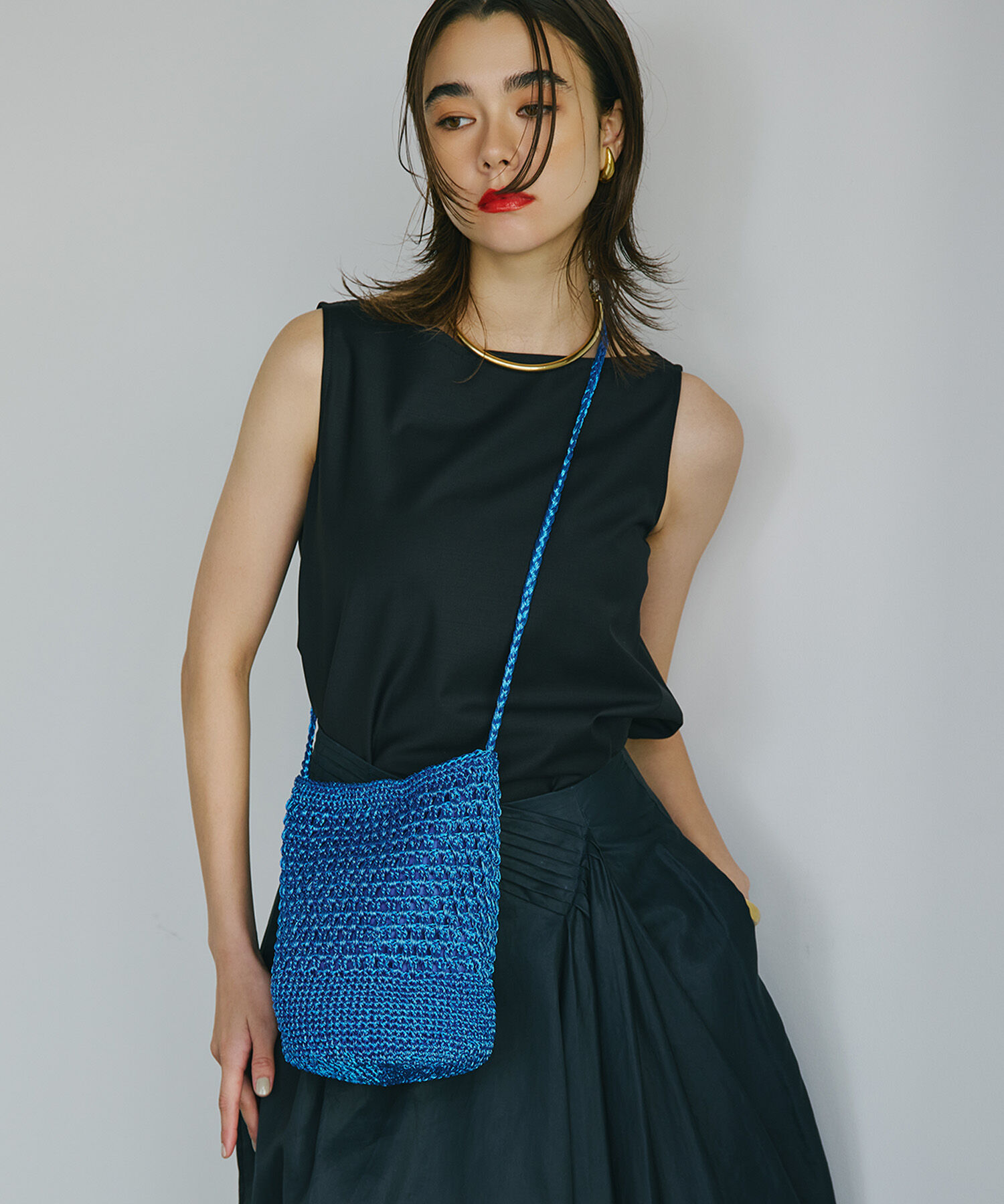 TOPKAPI TREASURE「【TREASURE TOPKAPI】メタリック ラウンド ミニ ショルダーバッグ」|ショルダー・メッセンジャー|