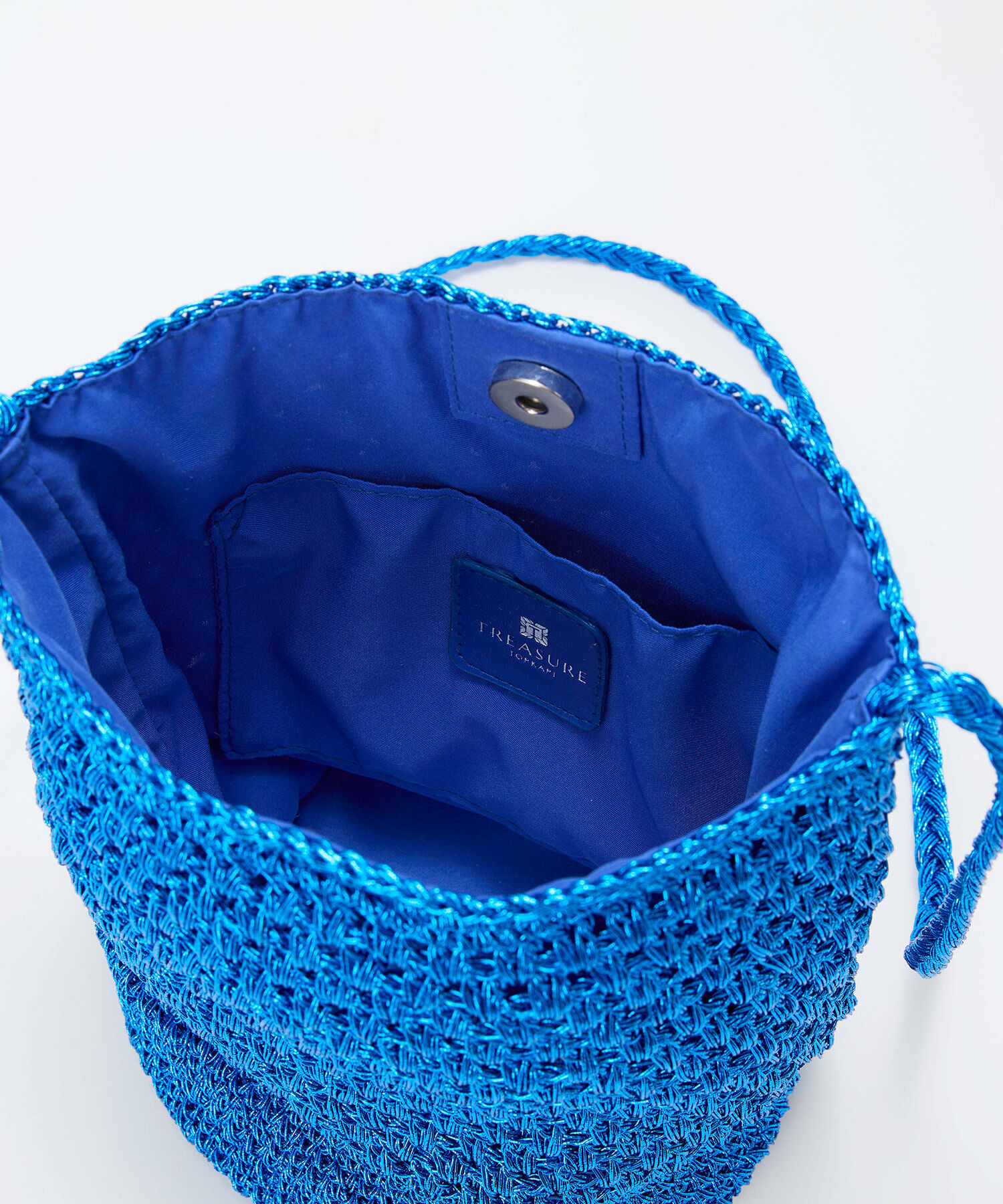 TOPKAPI TREASURE「【TREASURE TOPKAPI】メタリック ラウンド ミニ ショルダーバッグ」|ショルダー・メッセンジャー|