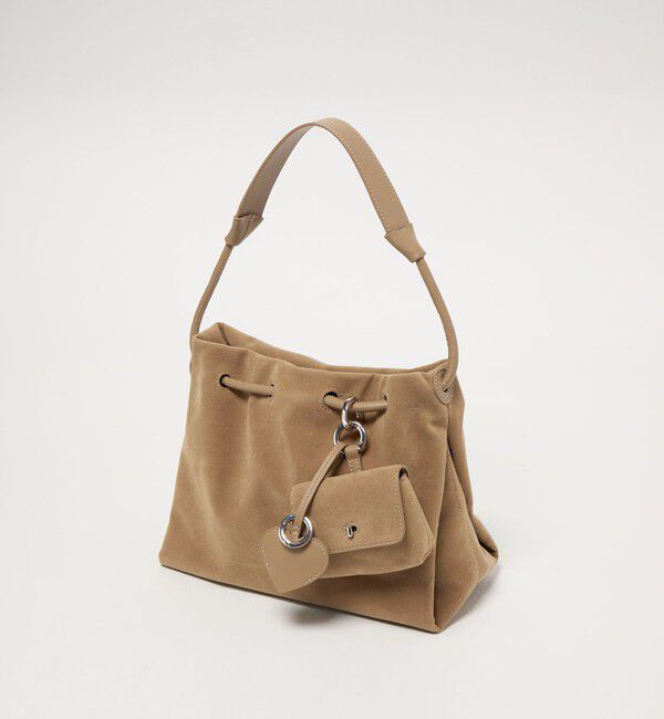 BEAUTY&YOUTH UNITED ARROWS「スエードライク チャーム ドロスト バッグ」|ショルダー・メッセンジャー|