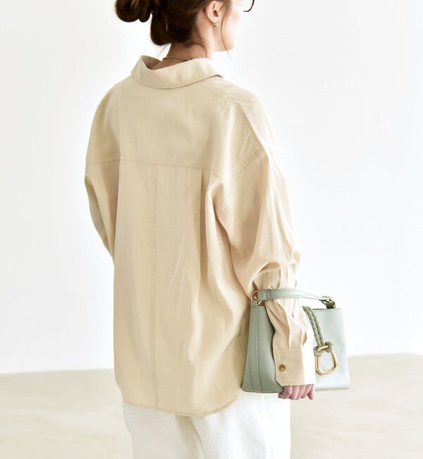 quaranciel「quaranciel:〈洗濯機可能〉フィブリル ビッグ ポケット レギュラー シャツ」|シャツ・ブラウス|