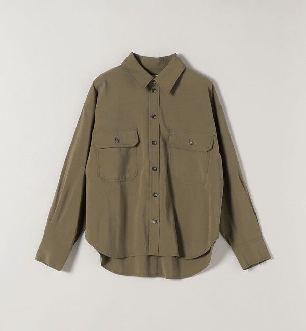 quaranciel「quaranciel:〈洗濯機可能〉フィブリル ビッグ ポケット レギュラー シャツ」|シャツ・ブラウス|