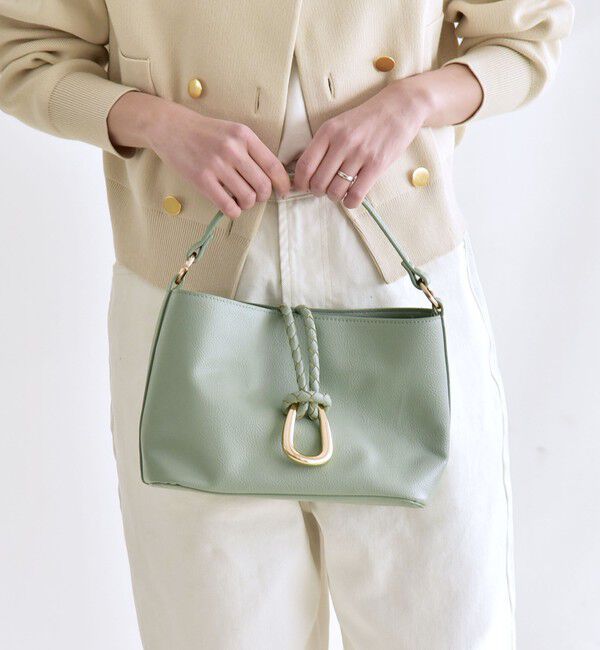 quaranciel「quaranciel: 2way バックル スクエア ショルダー バッグ」|ショルダー・メッセンジャー|