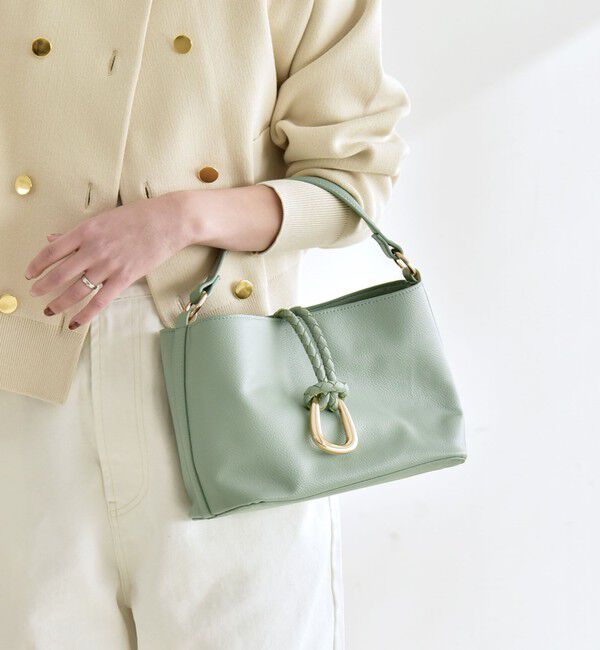 quaranciel「quaranciel: 2way バックル スクエア ショルダー バッグ」|ショルダー・メッセンジャー|