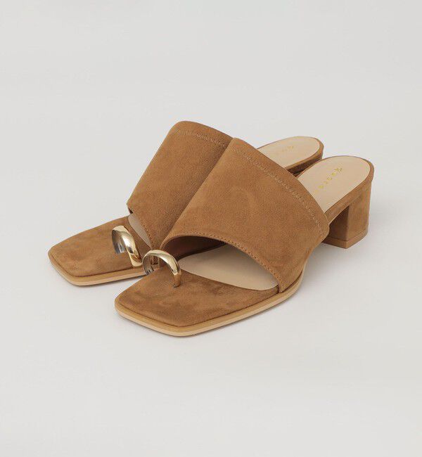 quaranciel「《予約》quaranciel: トゥリング トング ヒール サンダル」|サンダル|