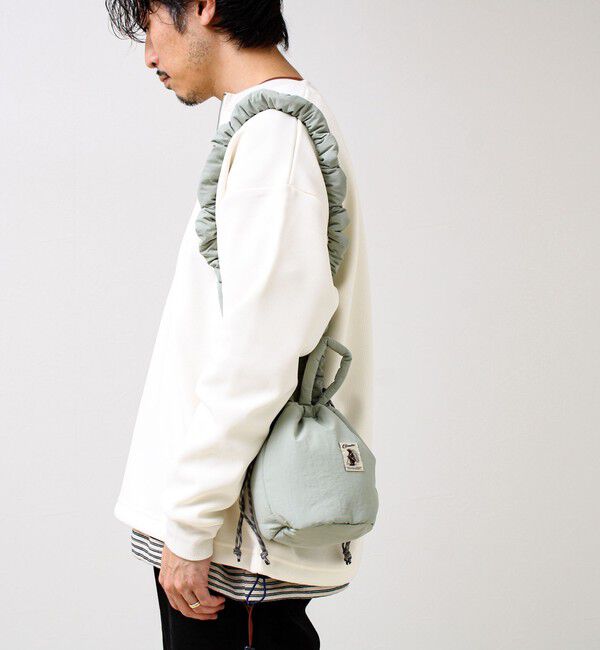GLOSTER「【COBMASTER】PADDED-MUFFIN DRAWSTRING SHOULDERBAG」|ショルダー・メッセンジャー|