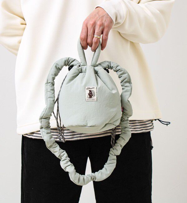 GLOSTER「【COBMASTER】PADDED-MUFFIN DRAWSTRING SHOULDERBAG」|ショルダー・メッセンジャー|