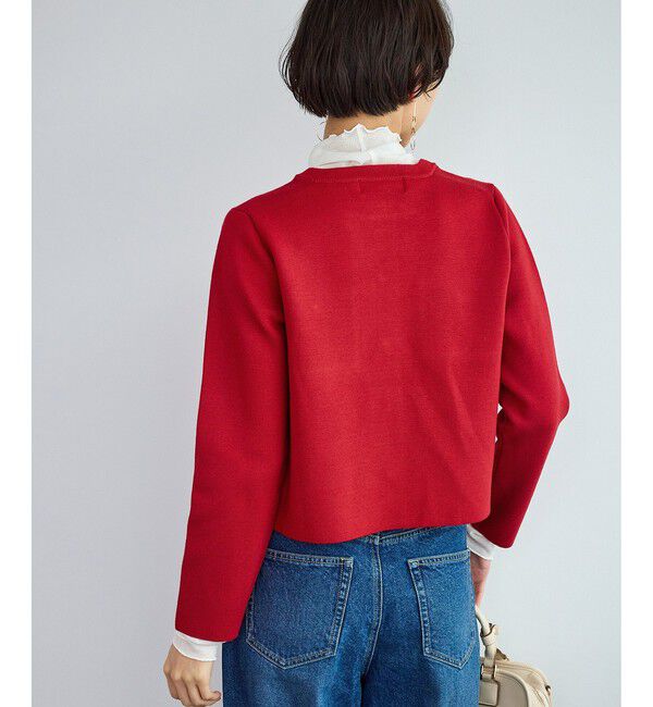 Rope&rsquo;Picnic「ミラノリブ金ボタンニットカーディガン」|カーディガン|