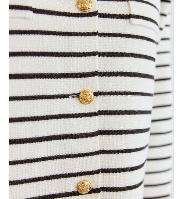 Rope&rsquo;Picnic「ミラノリブ金ボタンニットカーディガン」|カーディガン|