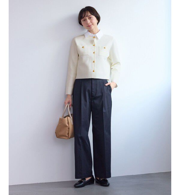 Rope&rsquo;Picnic「ミラノリブ金ボタンニットカーディガン」|カーディガン|