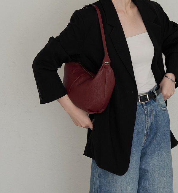  「【再値下げ】レザーワンショルダーバッグ」|ショルダー・メッセンジャー|